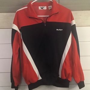 McGregor Red, White and Blue Full Zip Golf Jacket Mens L